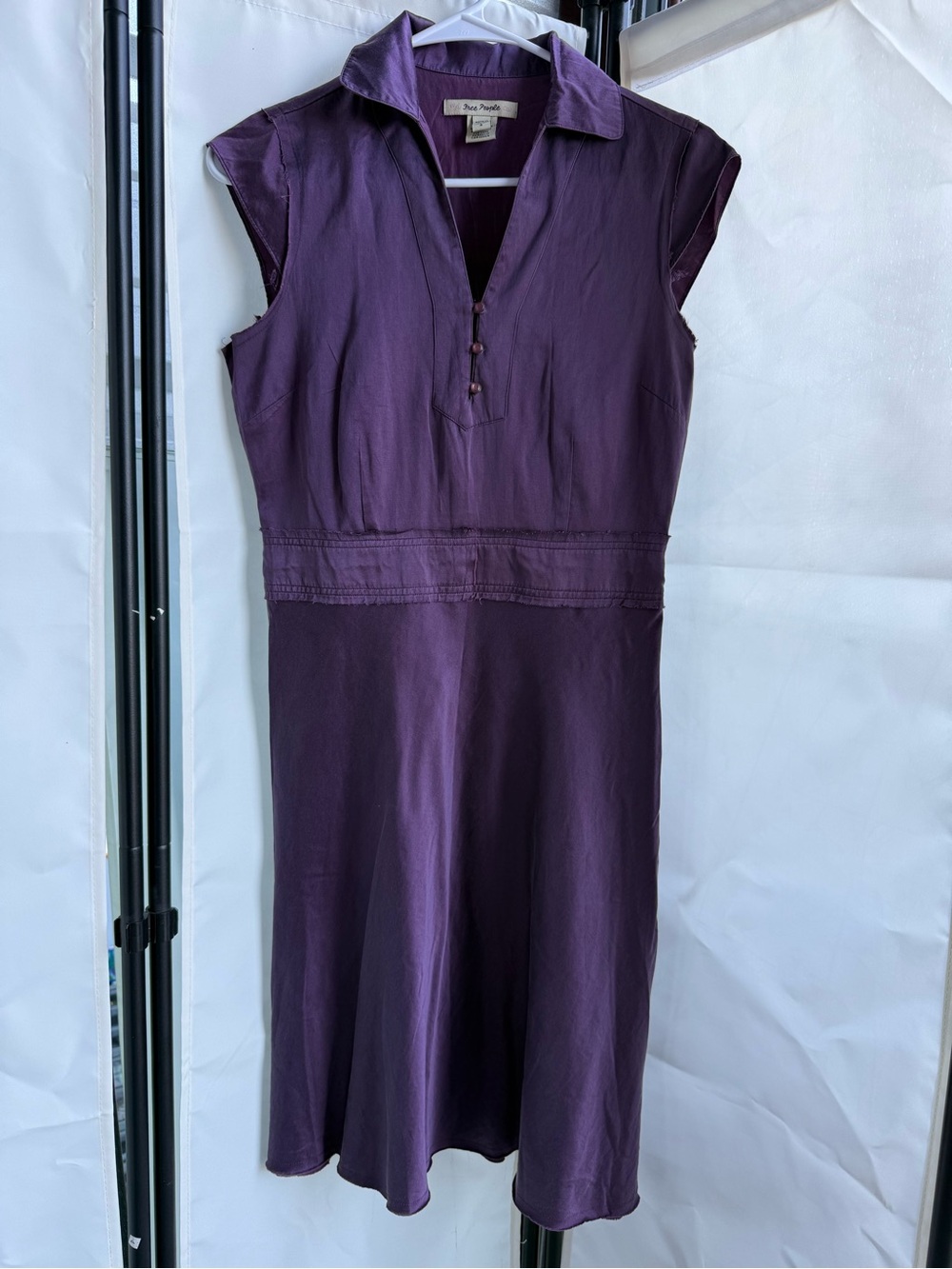 Free People Violet Collared Dress